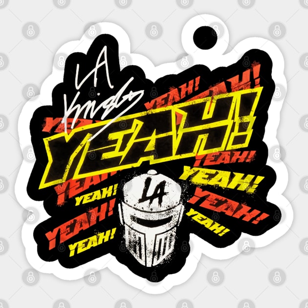 LA Knight Yeah! Sticker by Holman